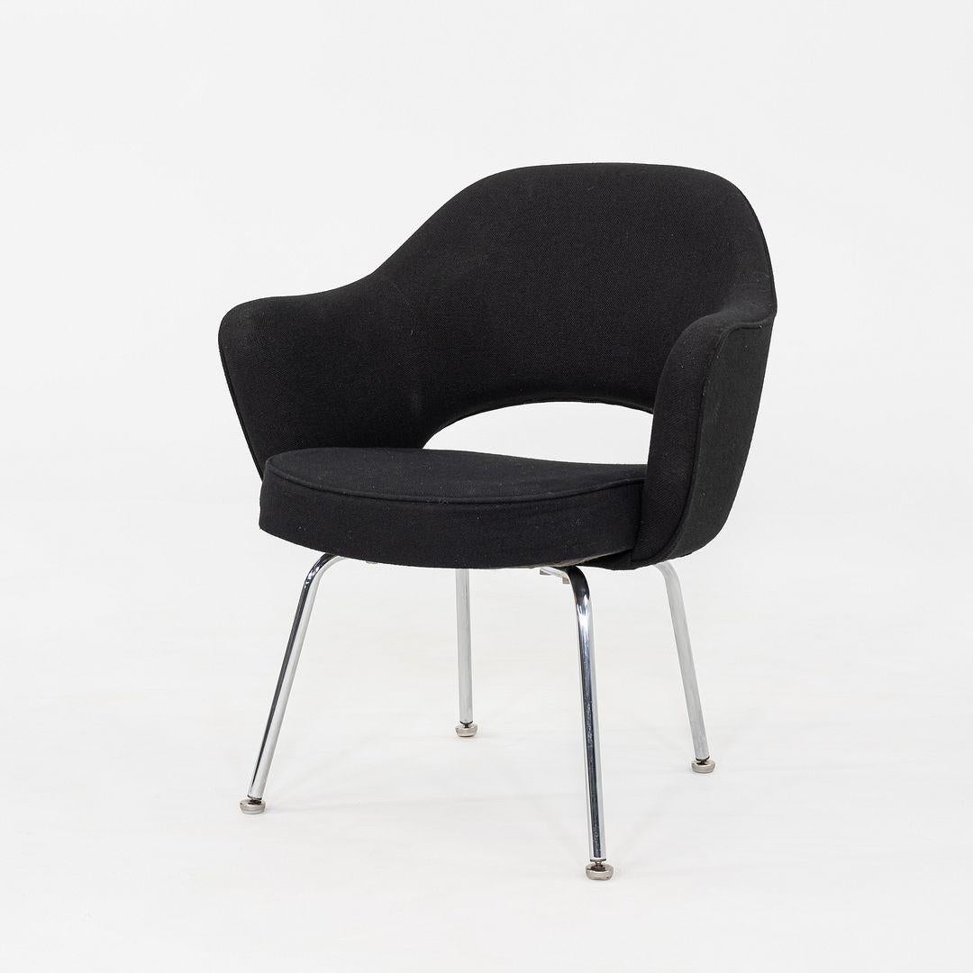 Sillón de comedor de los años 60 Eero Saarinen para Knoll en Hopsack gris 14x Disponible Estadounidense en venta