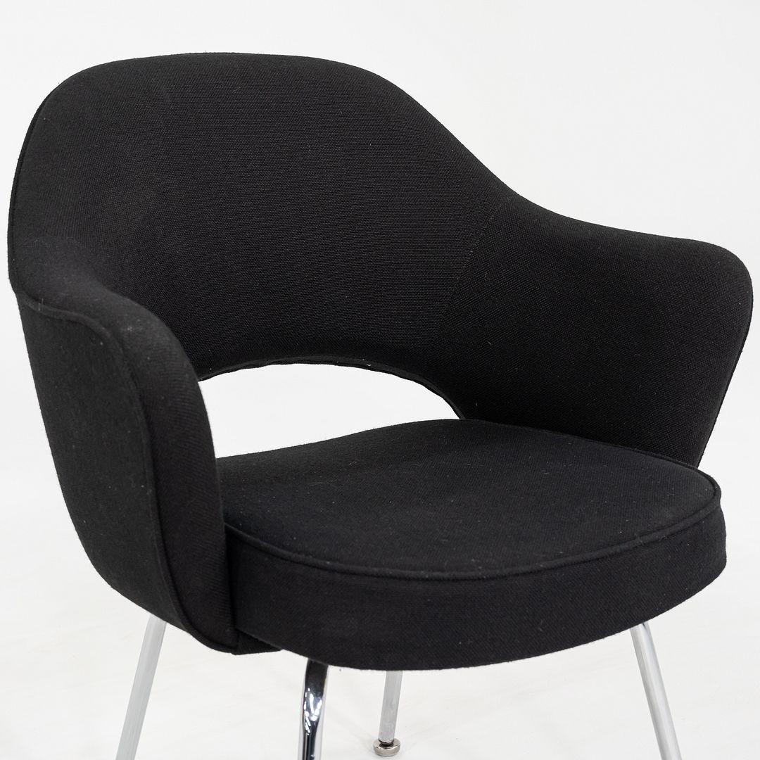 Sillón de comedor de los años 60 Eero Saarinen para Knoll en Hopsack gris 14x Disponible Acero en venta