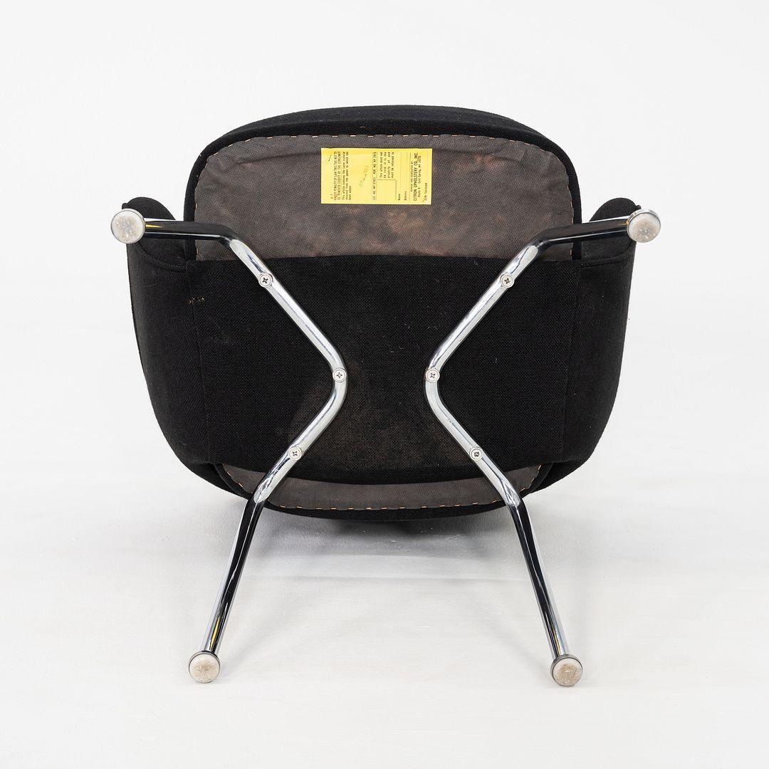 Sillón de comedor de los años 60 Eero Saarinen para Knoll en Hopsack gris 14x Disponible en venta 1