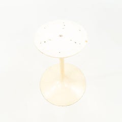 1960s Eero Saarinen for Knoll Pedestal Dining Table in White Laminate 47"