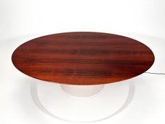 1960s Eero Saarinen for Knoll Tulip Coffee Table in Brazilian Rosewood