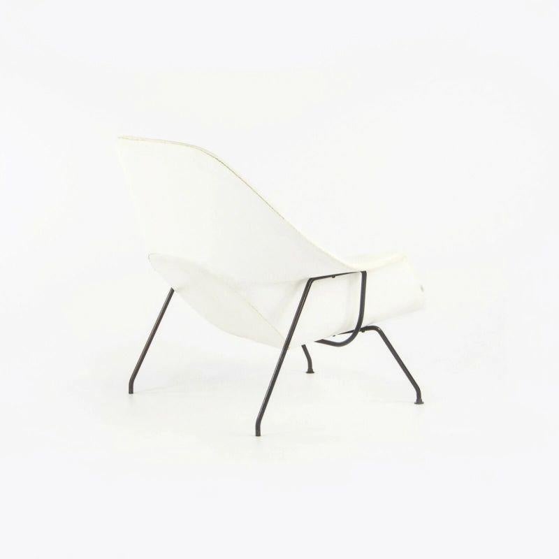 white womb chair