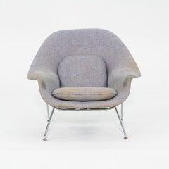 1960s Eero Saarinen for Knoll Womb Lounge Chair and Ottoman, Model 70L
