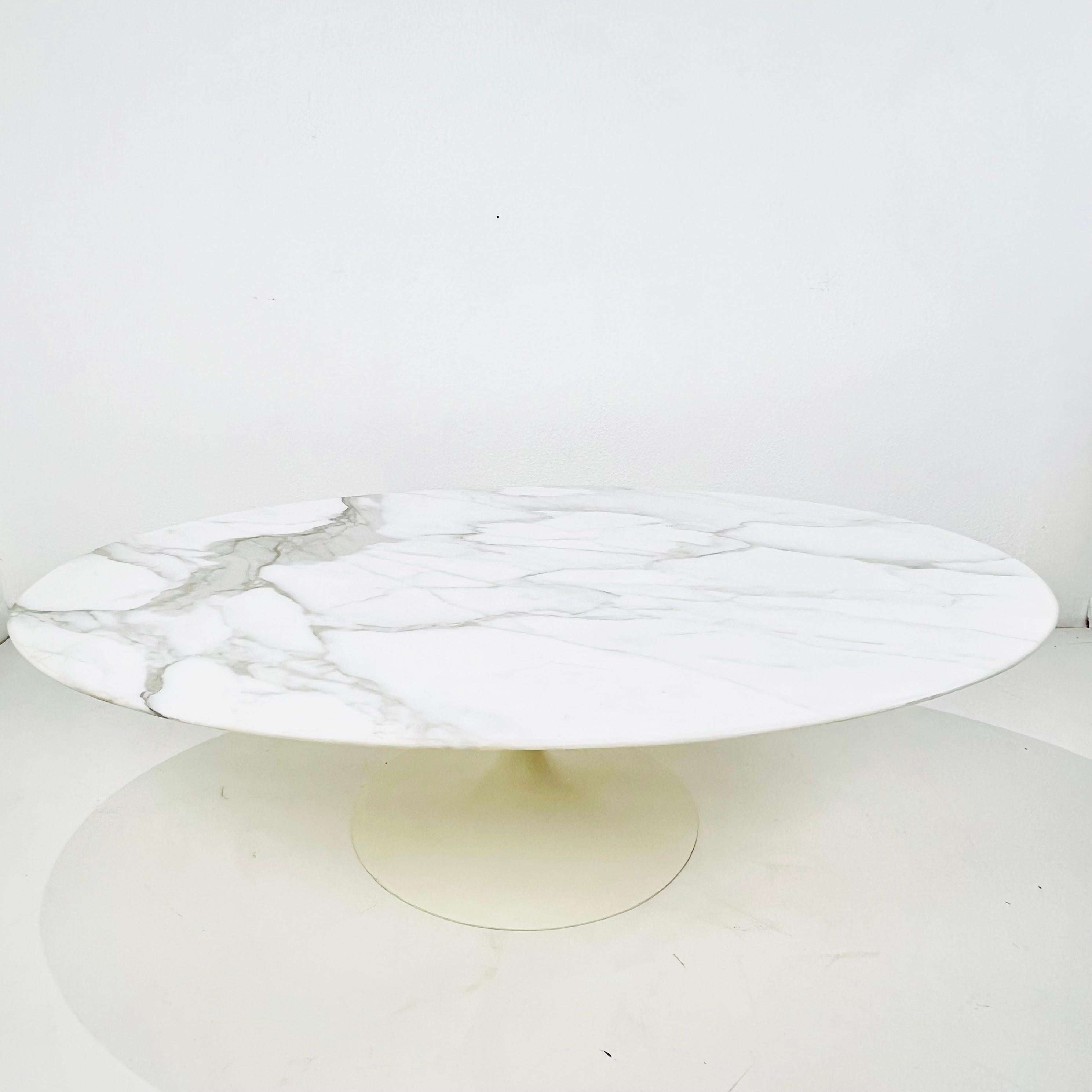 1960s Eero Saarinen Marble Top Coffee Table by Knoll For Sale 6
