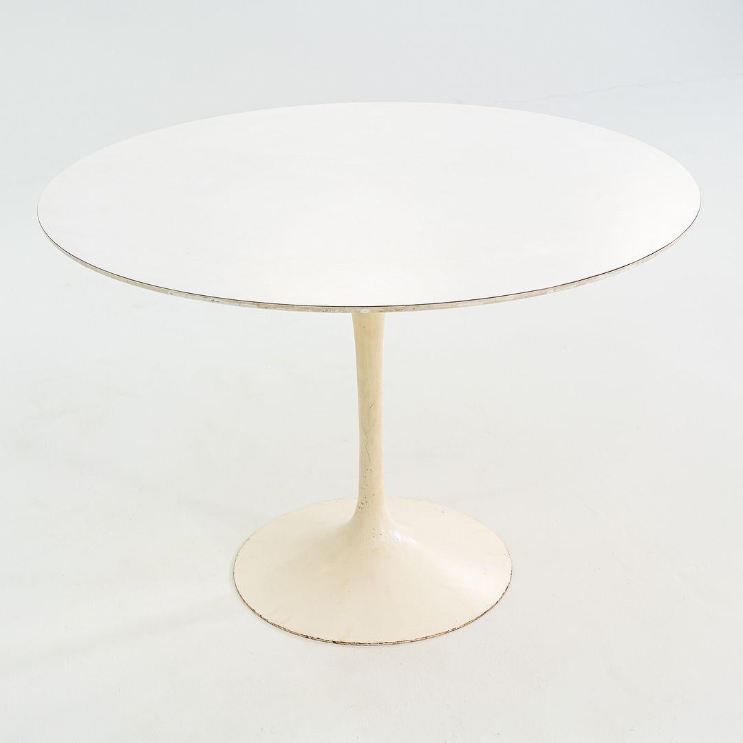 1960 Eero Saarinen Tulip Pedestal Dining Table with 42