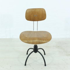 1960s Egon Eiermann Teak SE 40 Office Chair