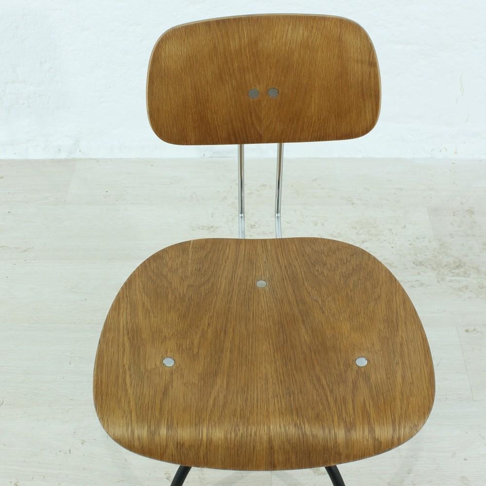 Mid-Century Modern 1960s Egon Eiermann Teak SE 40 Office Chair