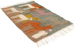 Echoes of the Nile: A Vintage Egyptian Tapestry of Pastoral Grace