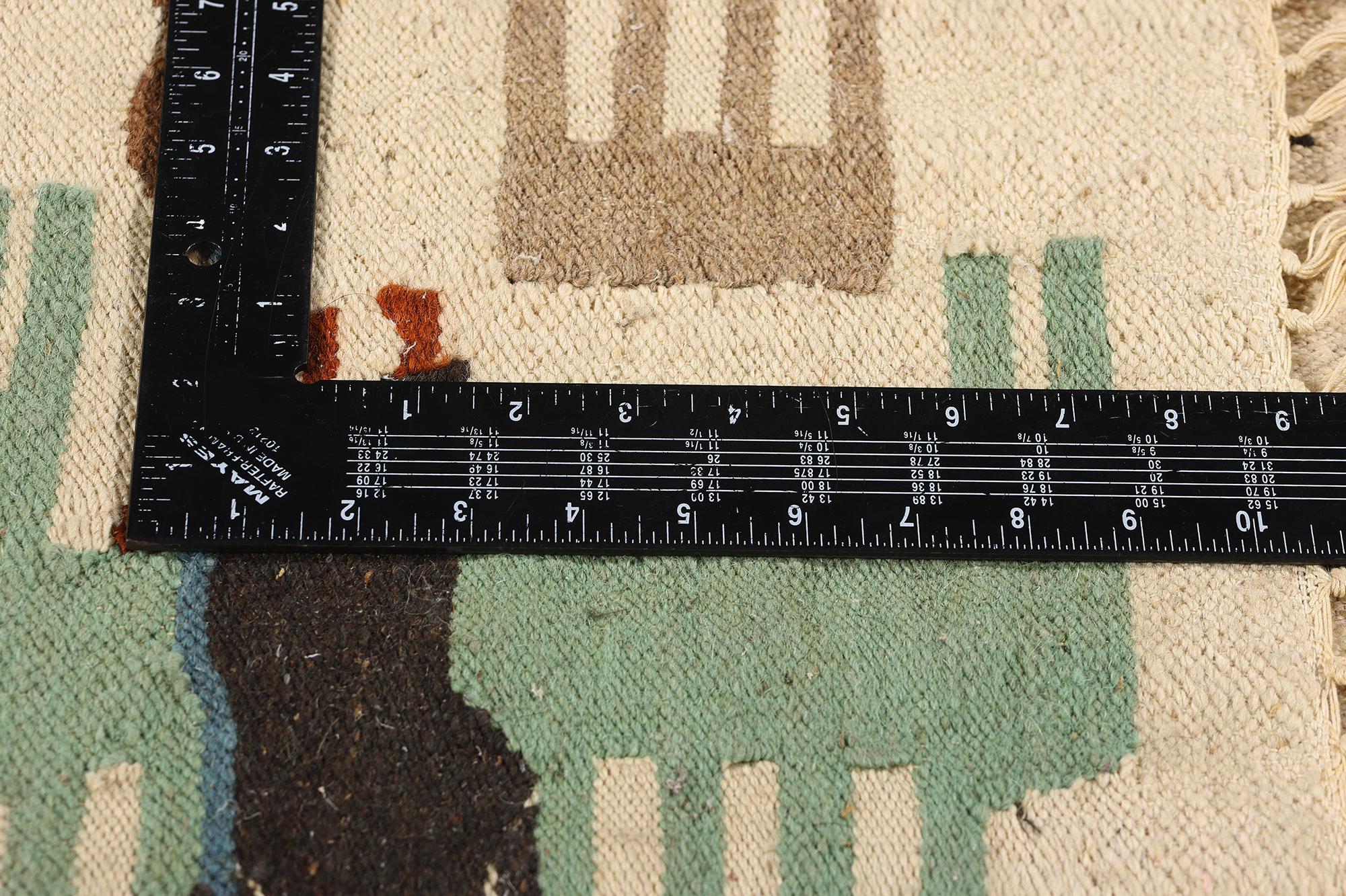 Rug & Kilim egiziano degli anni '60 con scena urbana In condizioni buone in vendita a Dallas, TX