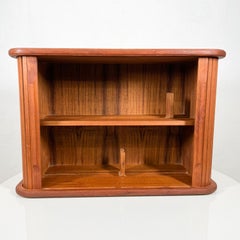 1960s EID Tambour Door Wall Unit Storage Box in Teakwood Thailand