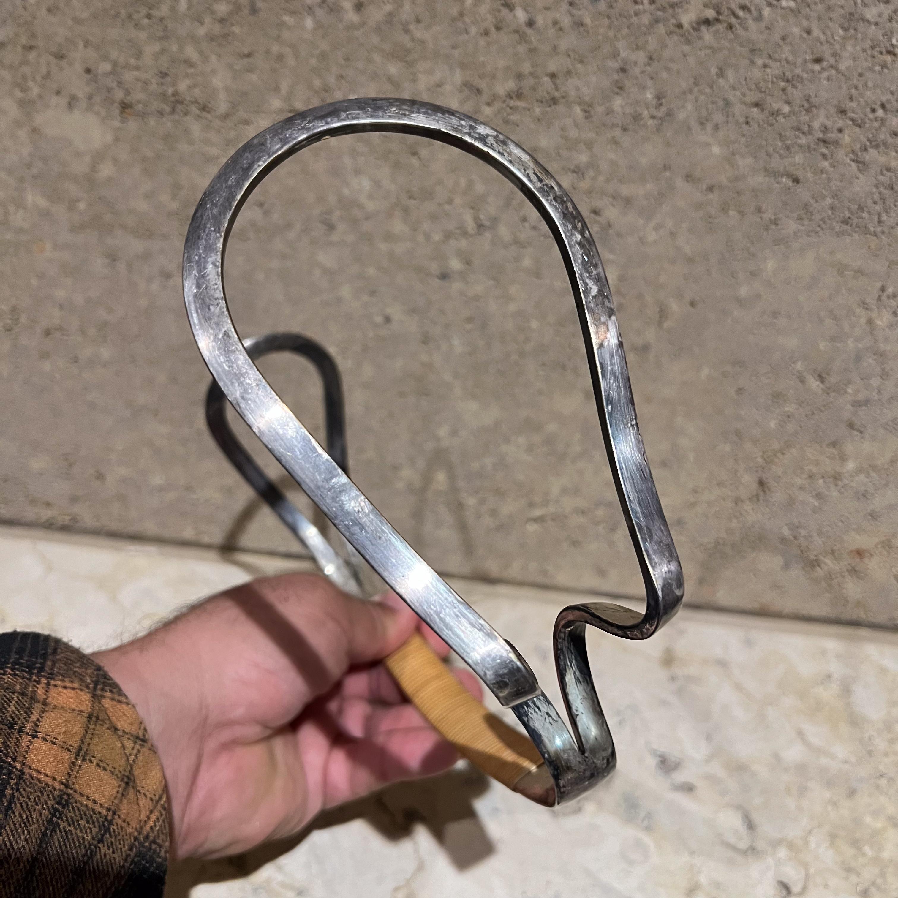 Porte-bouteilles de vin sculpturale Eisenberg Lozano des années 1960, Allemagne, style Aubock en vente 3