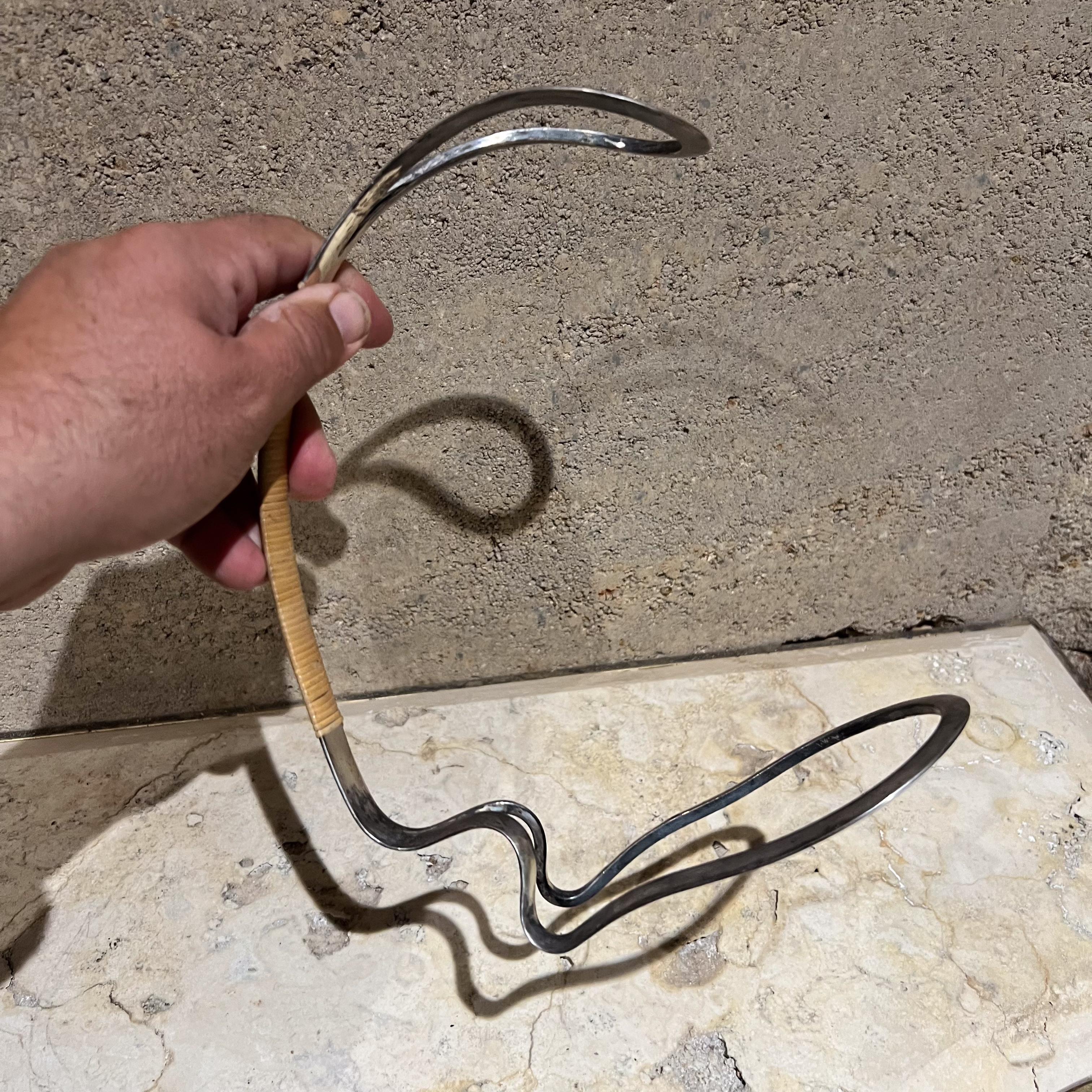 Porte-bouteilles de vin sculpturale Eisenberg Lozano des années 1960, Allemagne, style Aubock en vente 4