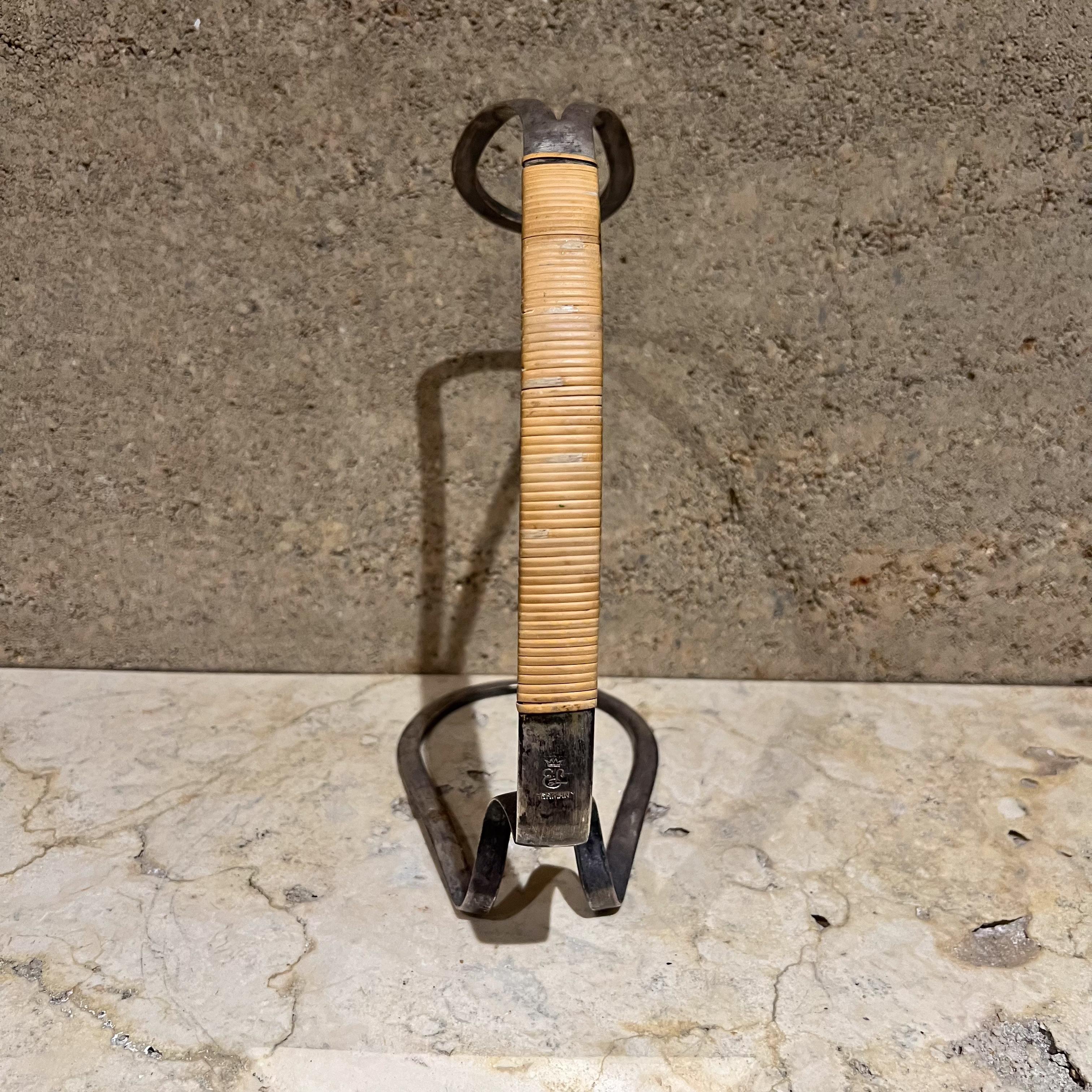 Mid-Century Modern Porte-bouteilles de vin sculpturale Eisenberg Lozano des années 1960, Allemagne, style Aubock en vente