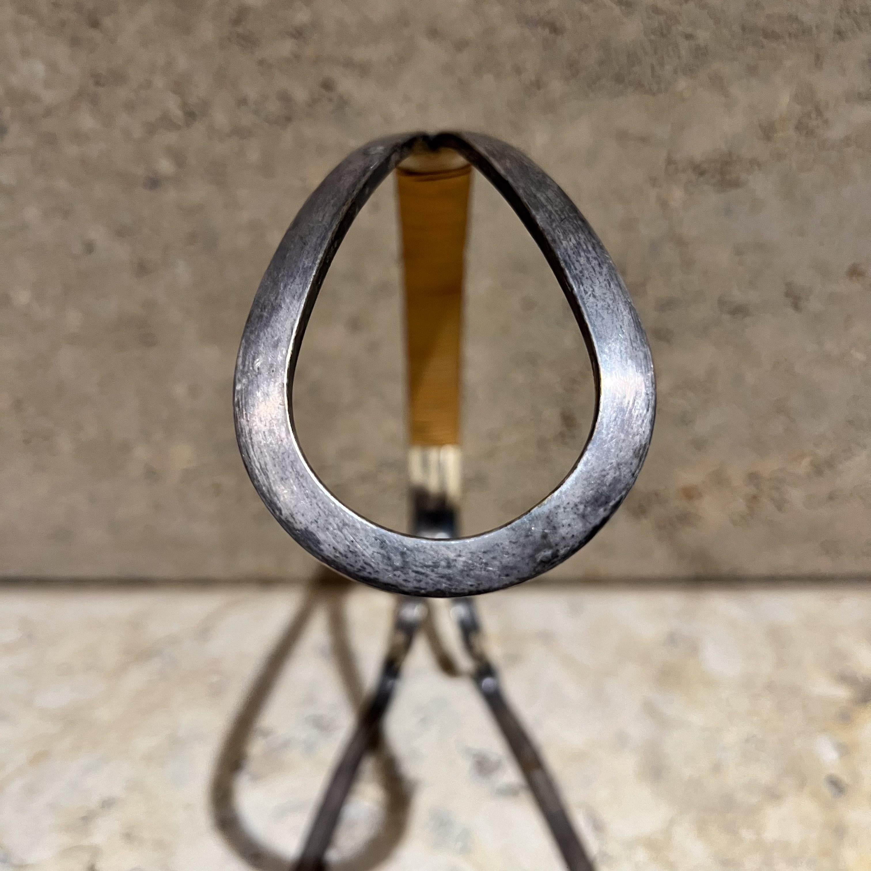 Porte-bouteilles de vin sculpturale Eisenberg Lozano des années 1960, Allemagne, style Aubock en vente 1