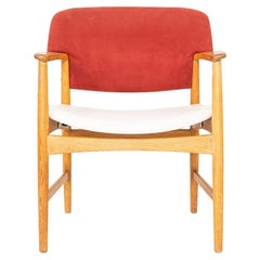1960s Ejner Larsen & Aksel Bender Madsen 4205 Dining Arm Chair for Fritz Hansen