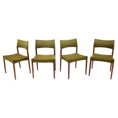 1960s Ejner Larsen & Aksel Bender-Madsen Teak Dining Chairs, Set of 4