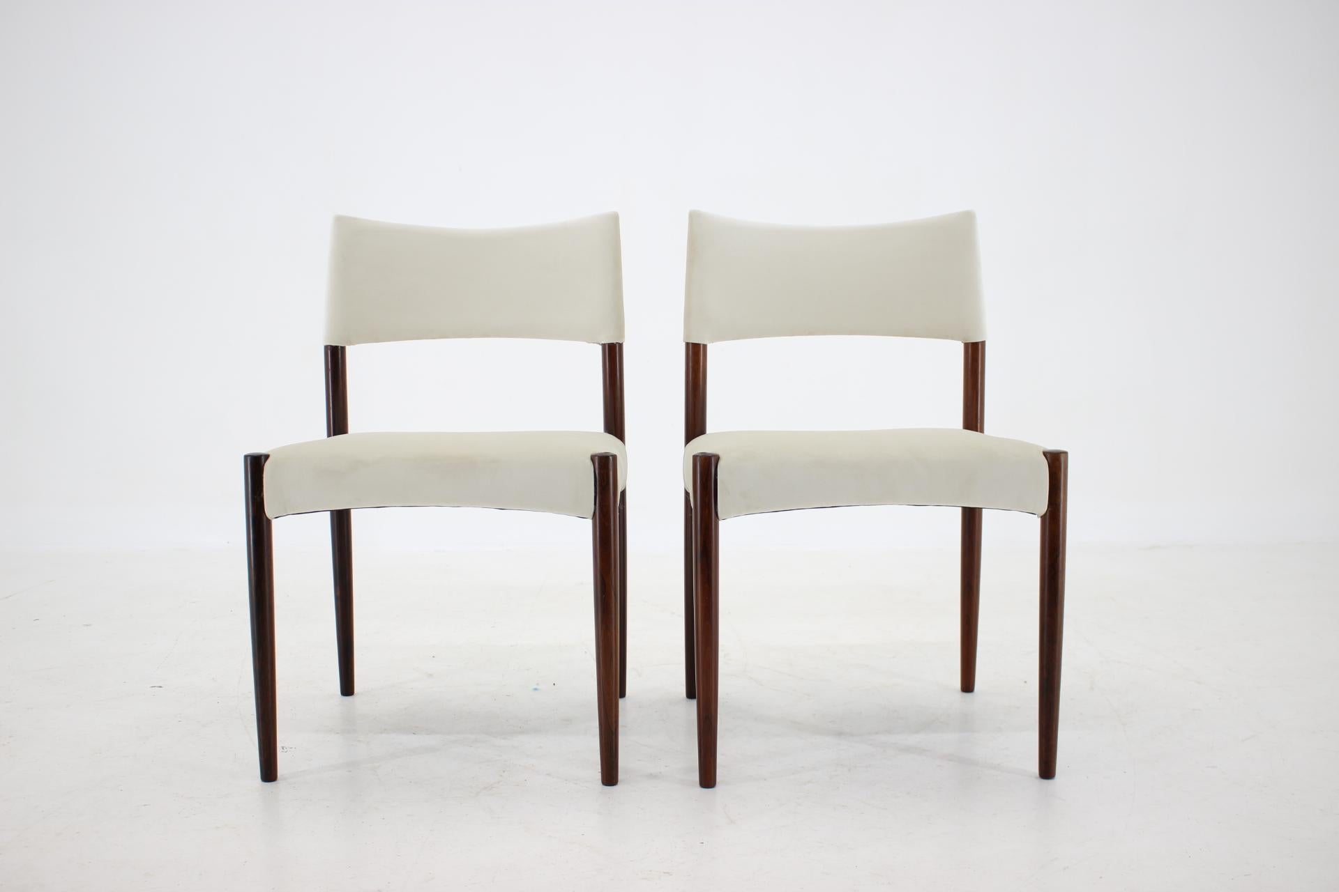 1960s Ejner Larsen & Aksel Bender-Madsen Teak Dining Chairs, Set of 6 In Good Condition In Praha, CZ