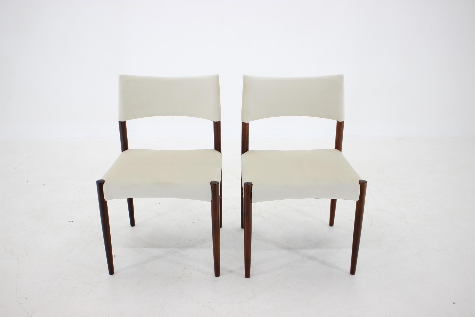 Mid-20th Century 1960s Ejner Larsen & Aksel Bender-Madsen Teak Dining Chairs, Set of 6