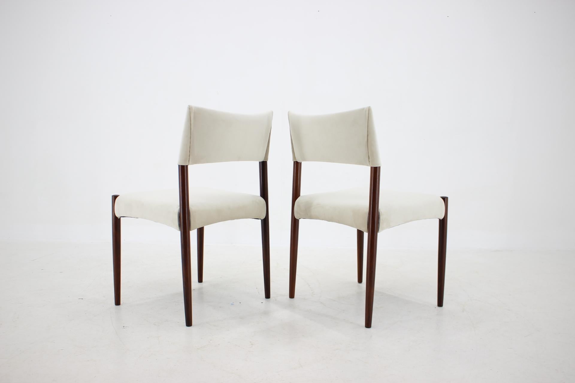 1960s Ejner Larsen & Aksel Bender-Madsen Teak Dining Chairs, Set of 6 2