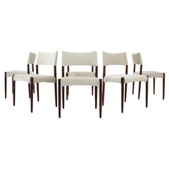 1960s Ejner Larsen & Aksel Bender-Madsen Teak Dining Chairs, Set of 6
