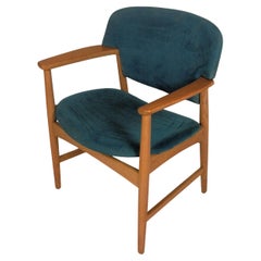 1960's Ejner Larsen and Axel Bender Madsen Oak Armchair / Desk Chair
