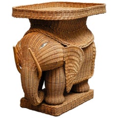 Vintage 1960s Elephant Table