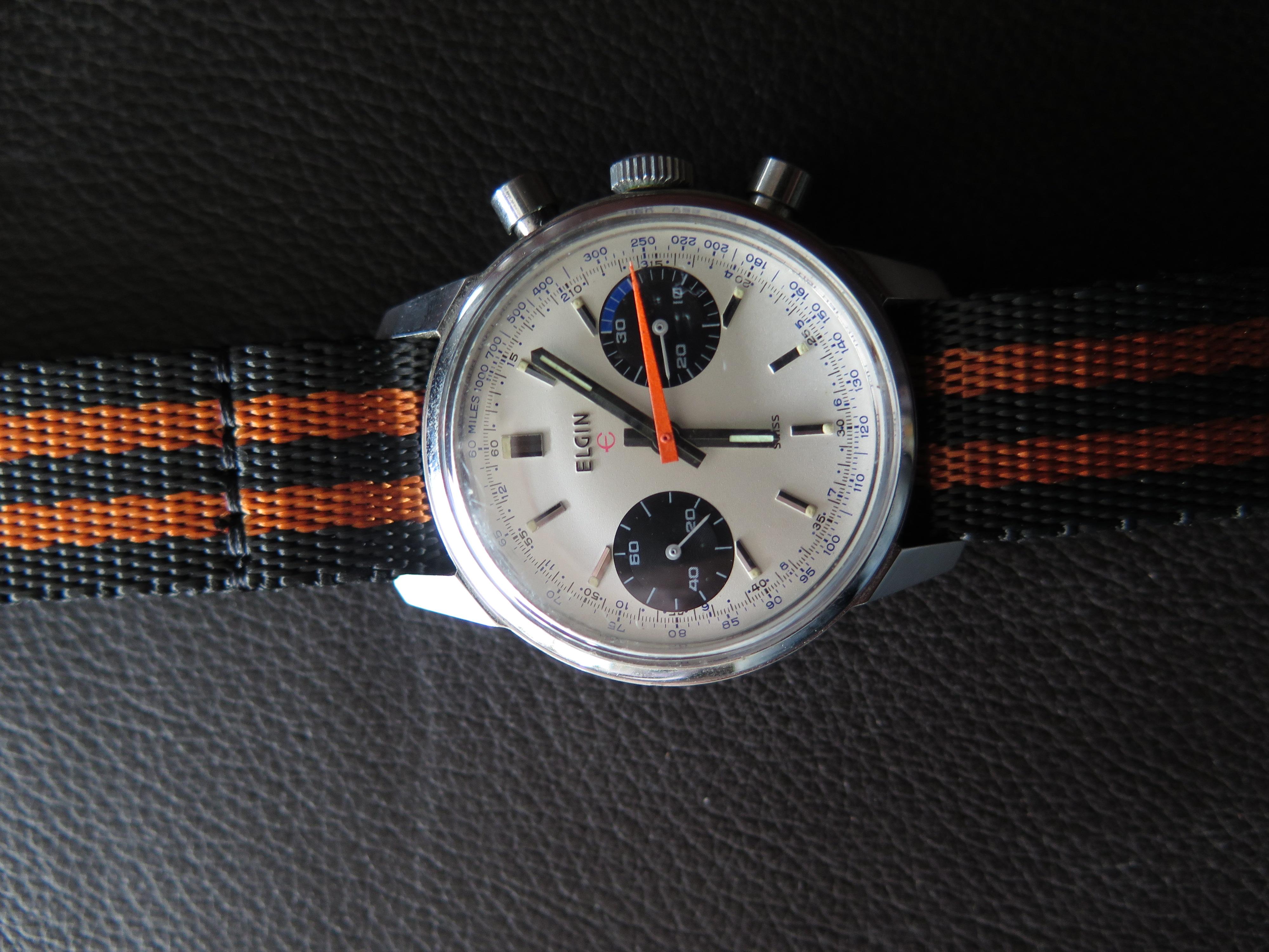 elgin chronograph watch