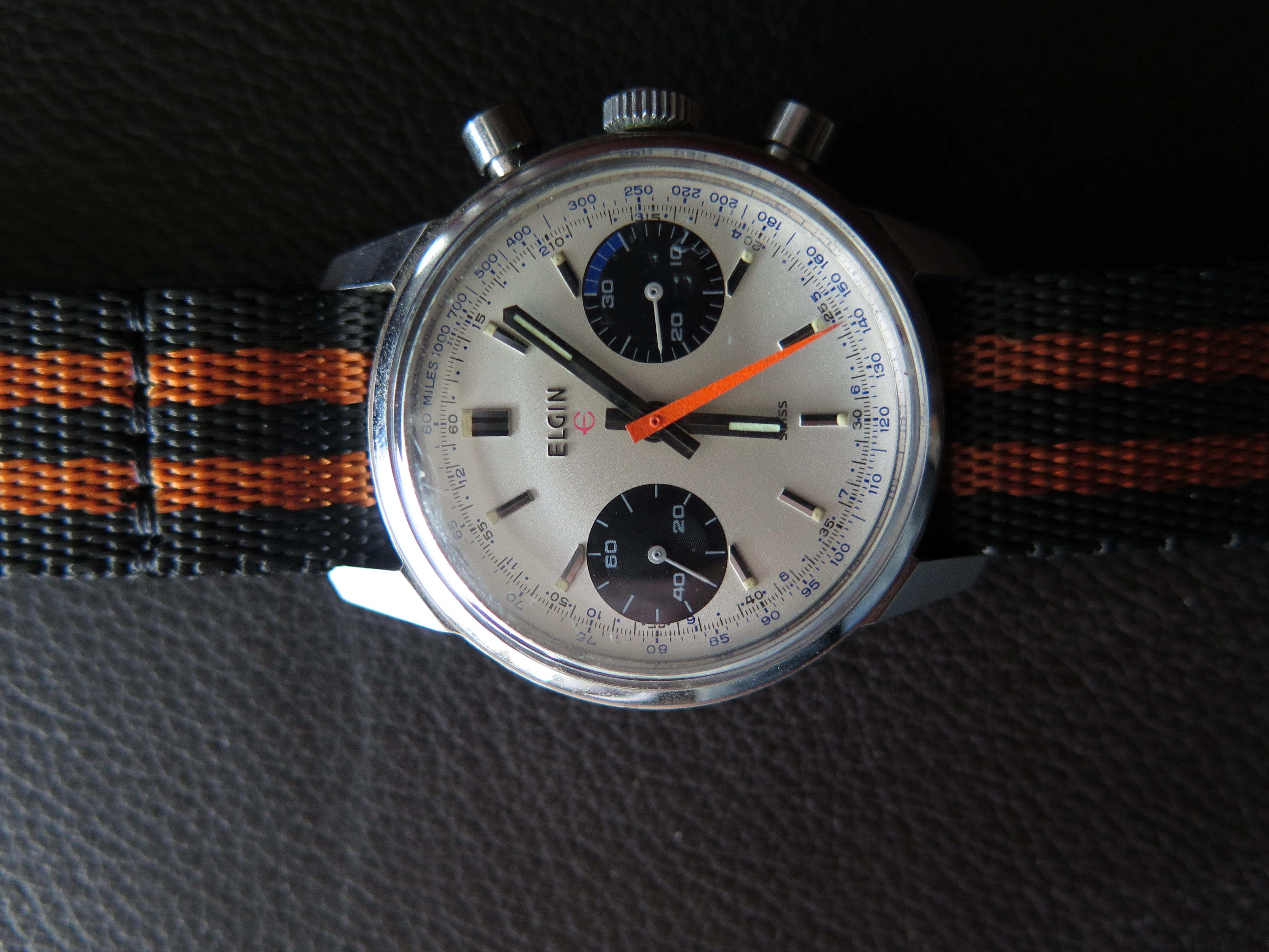 elgin chronograph watch