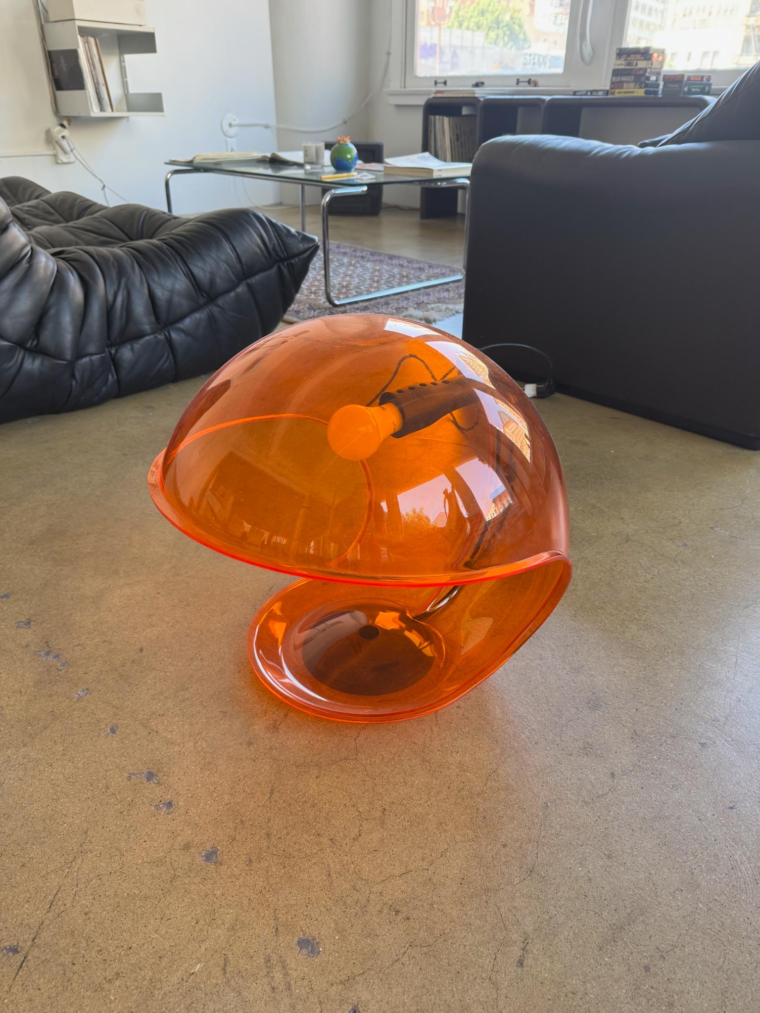 Italian 1960's Elio Martinelli Foglia Table Lamp For Sale
