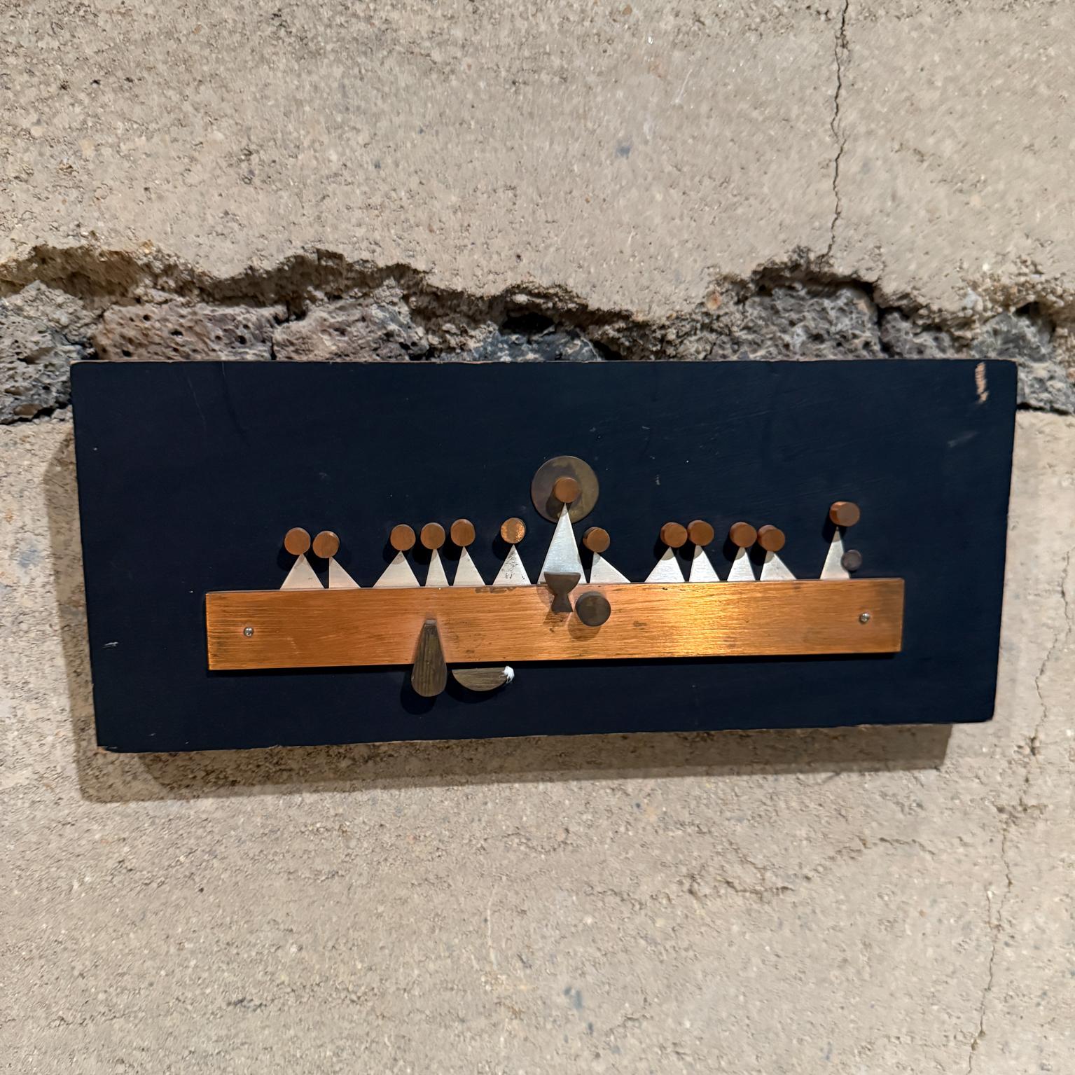 1960s Emaus Placa mural abstracta Modernista Última Cena México Mexicano en venta