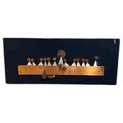 1960s Emaus Abstract Wall Plaque Modernist Last Supper Mexico