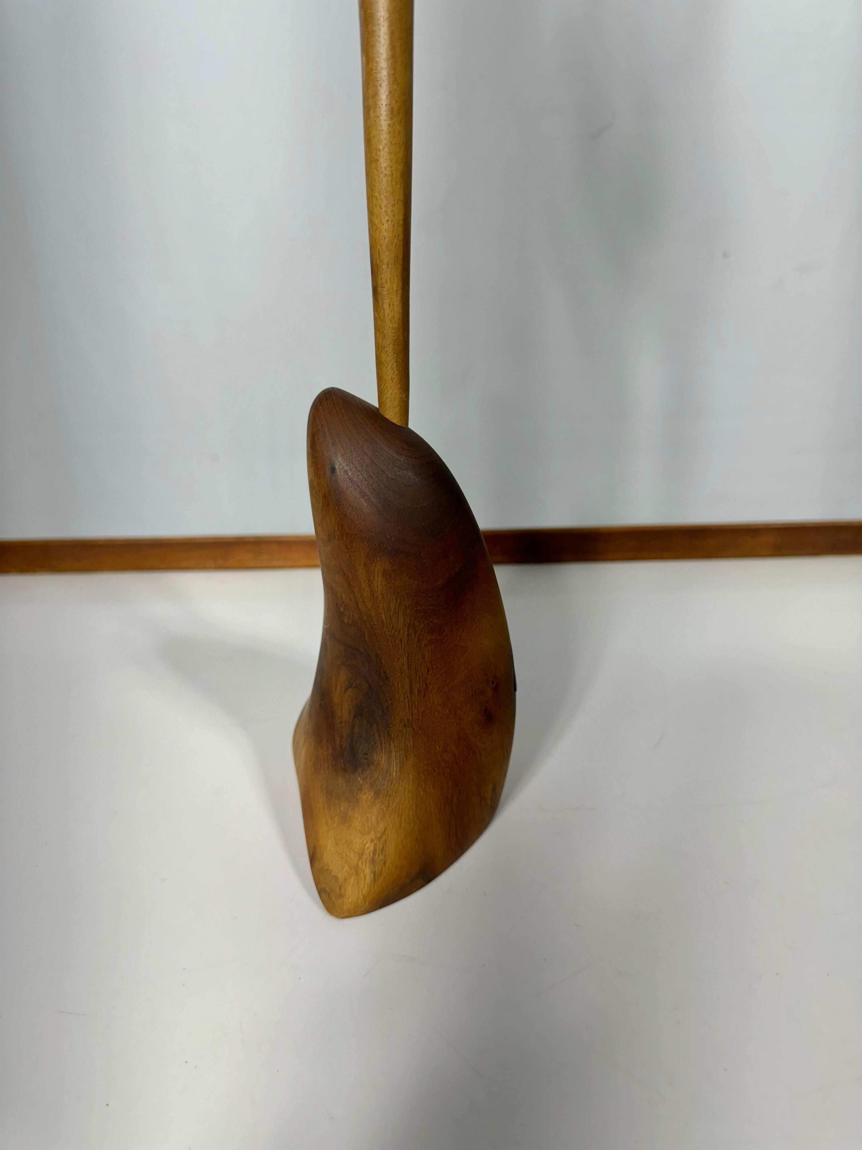 1960 Emil Milan Escultura Modernista Grulla de 21