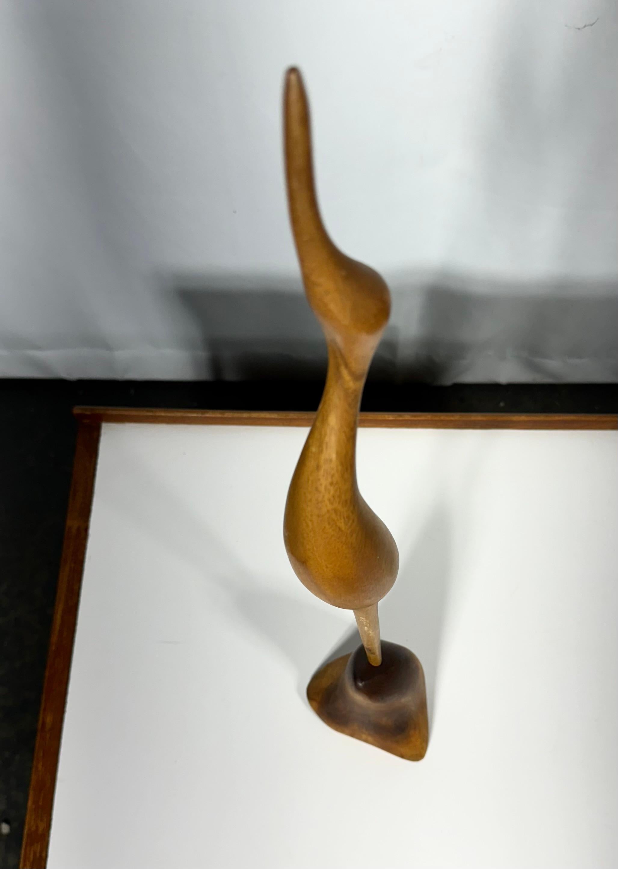 1960 Emil Milan Escultura Modernista Grulla de 21