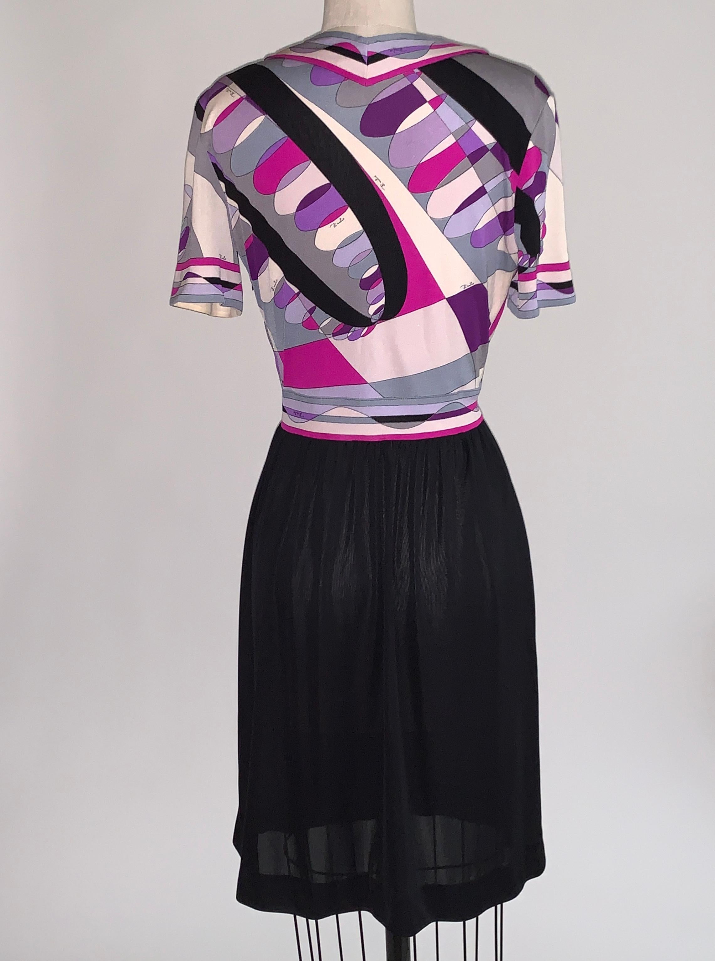 emilio pucci purple dress