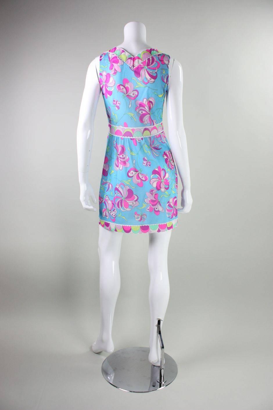 1960's Emilio Pucci for Formfit Rogers Robe & Nightgown For Sale 1
