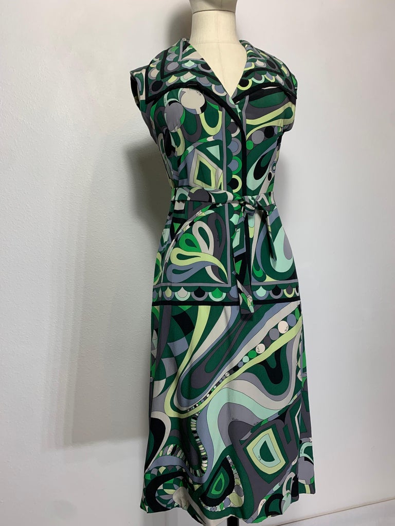 slim fit dress slacks Emilio Pucci Green Long Sleeve Dress with Embellished Neck Line Detail –  Sellier