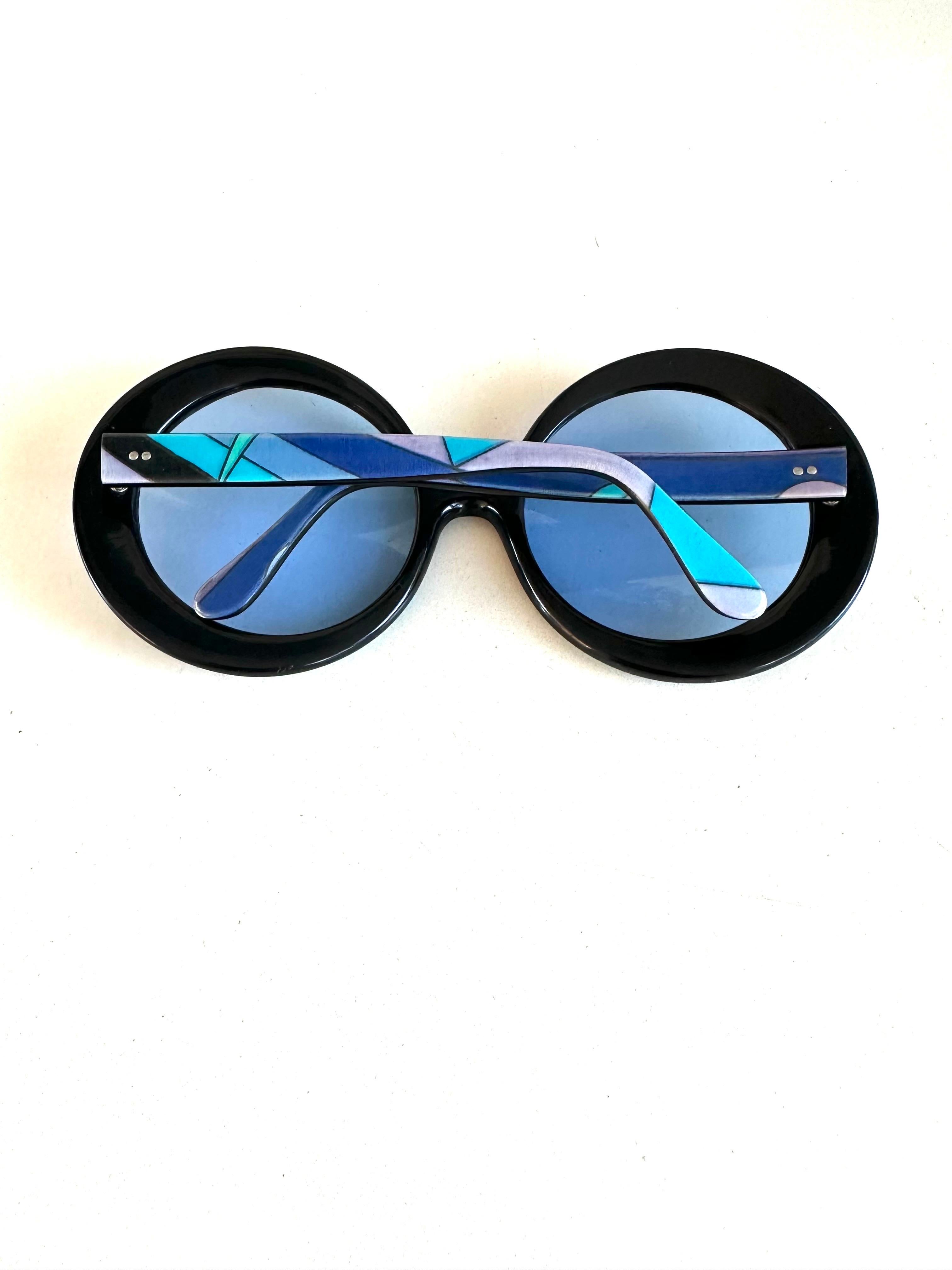 1960’s Emilio Pucci Oversized sunglasses with iconic print  4