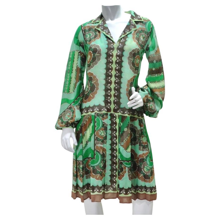 Crushed Long Sleeve Pucci Shirt