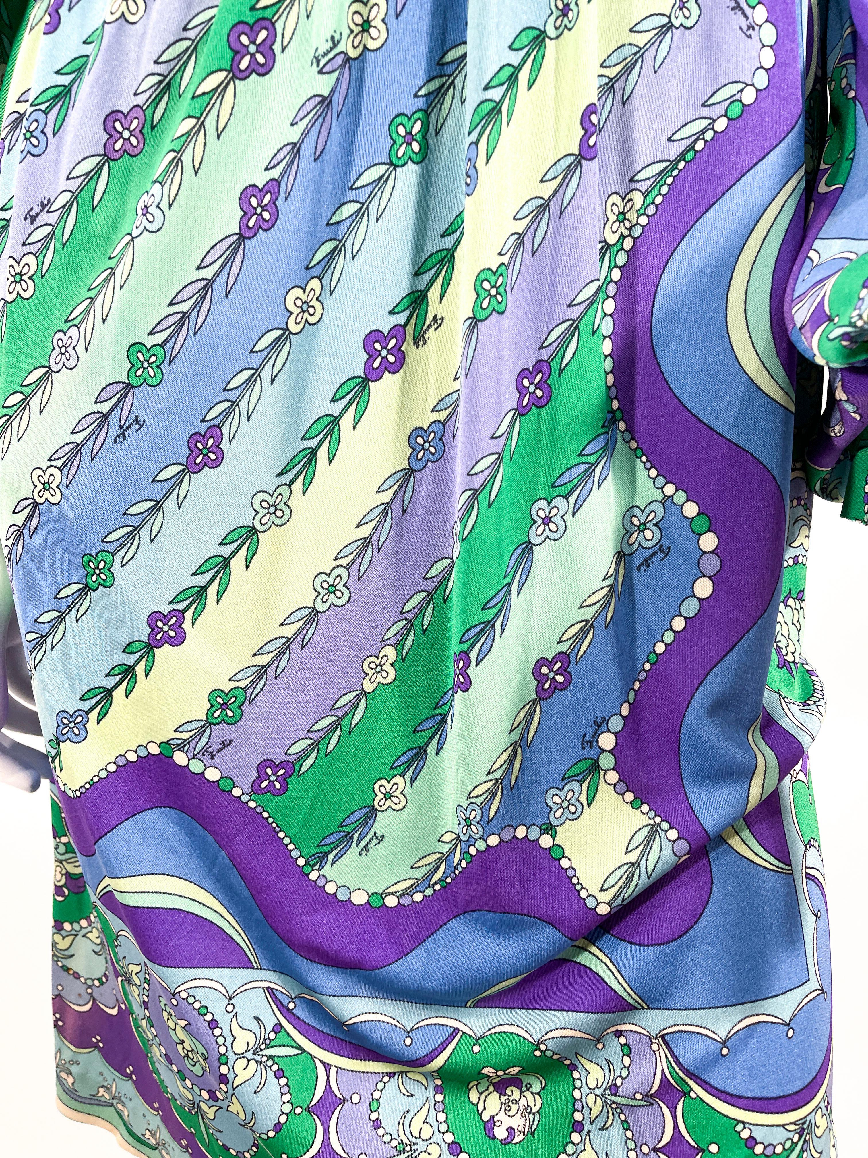 Women's 1960s Emilio Pucci Printed Dress For Sale