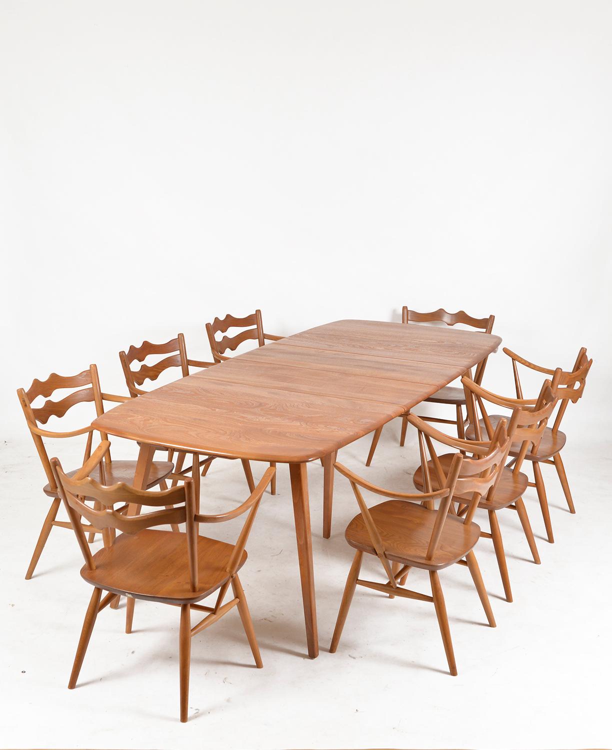 ercol dining chairs 1960s