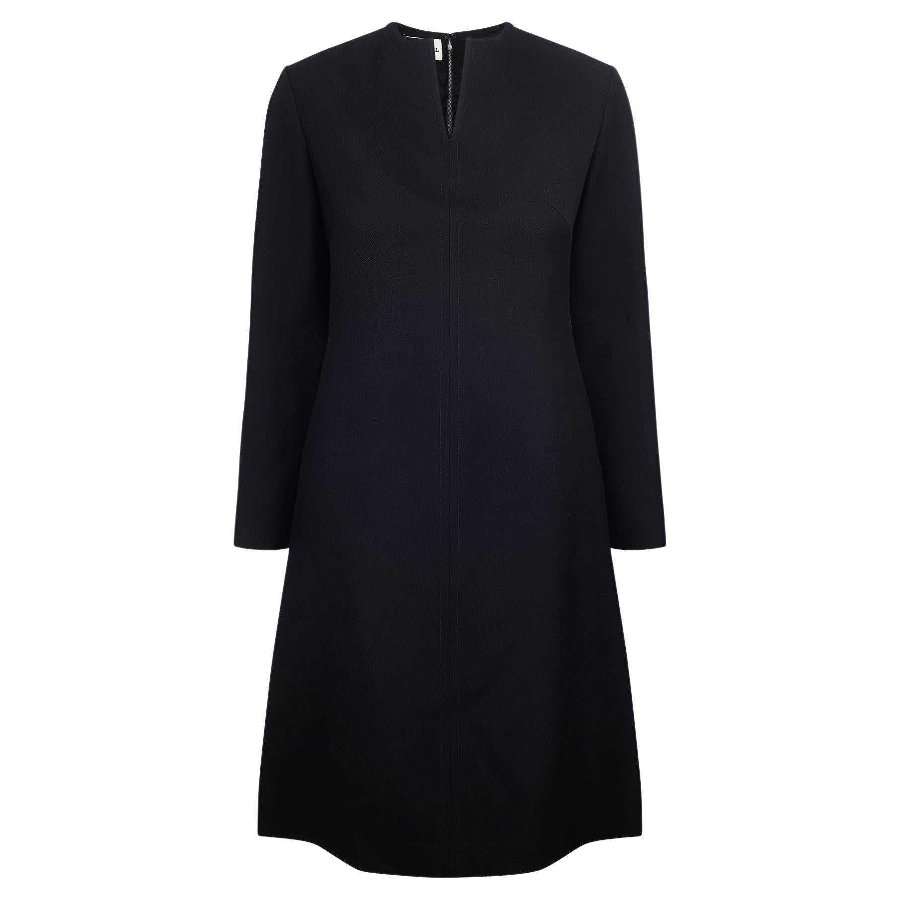 1960 I Hill Robe Mod en laine noire
