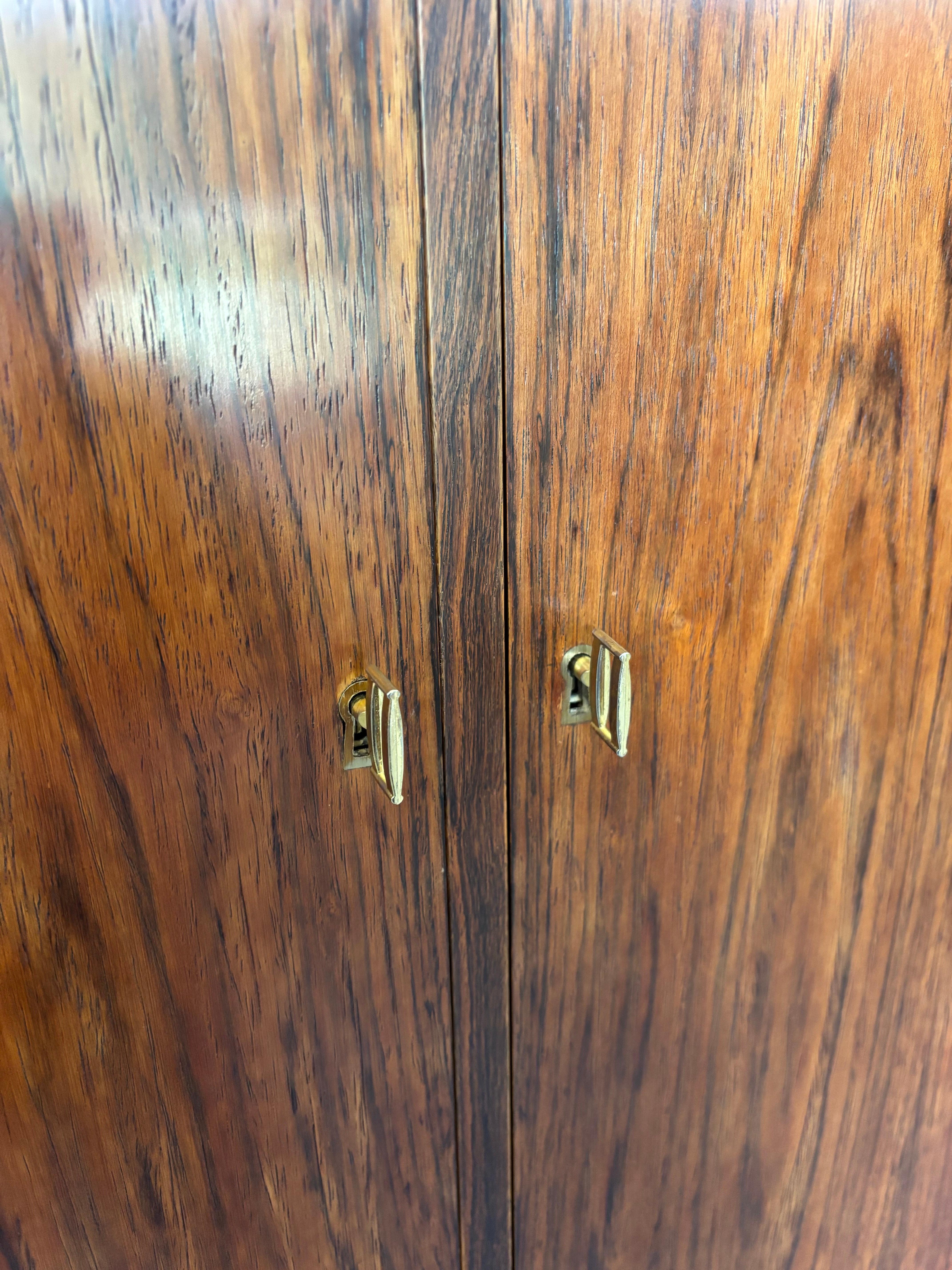 Danois 1960s Erik Brouer Three-Bay Rosewood Cabinet System - Danish Modern, 160