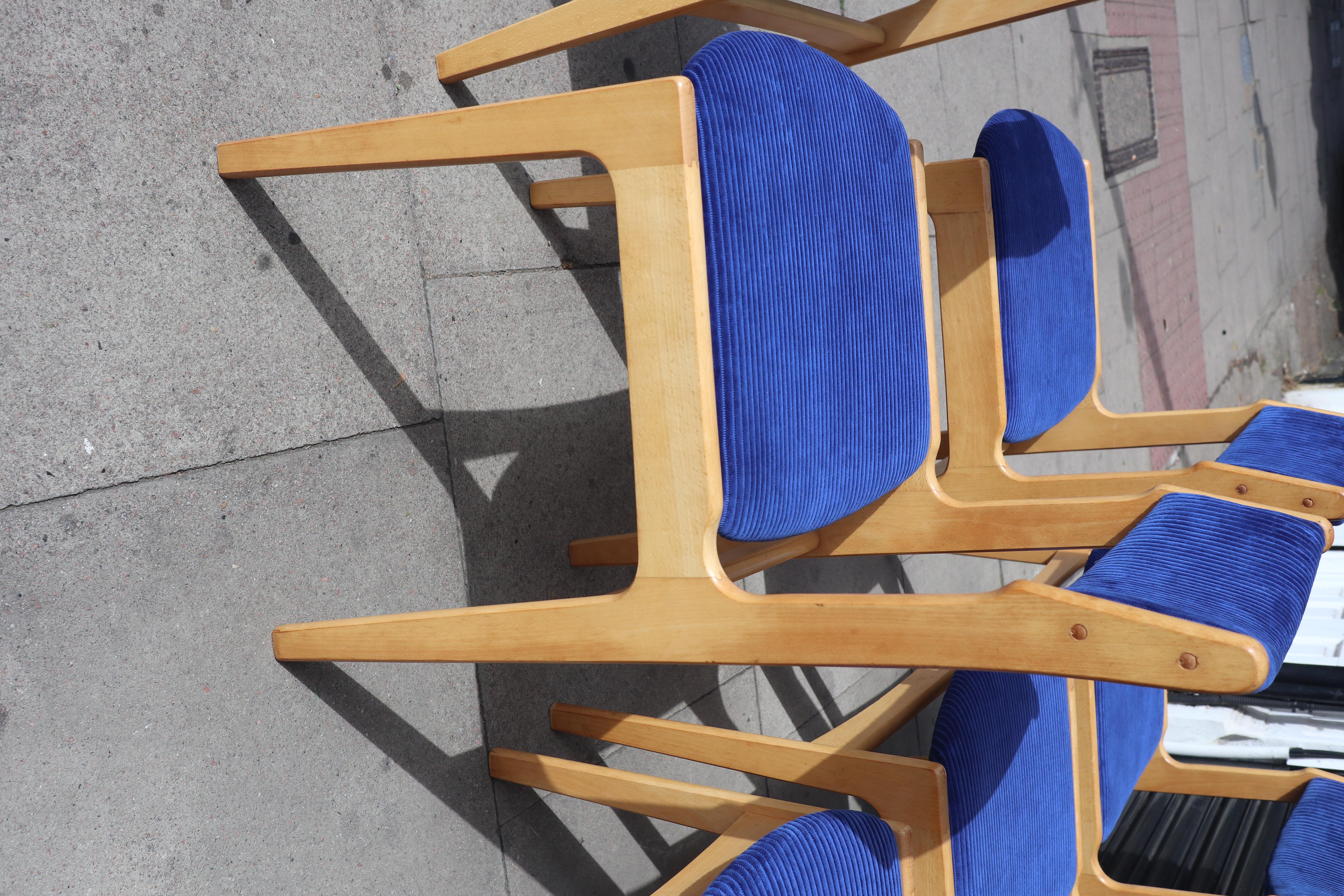 Chaises de salle à manger danoises encadrées de Beeche, années 1960, Erik Buch  en vente 6