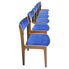 Used 1960s Erik Buch Beech framed Danish Dining Chairs 