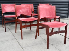Six 1960s Erik Buch 'Model 89' Teak Danish Dining Chairs