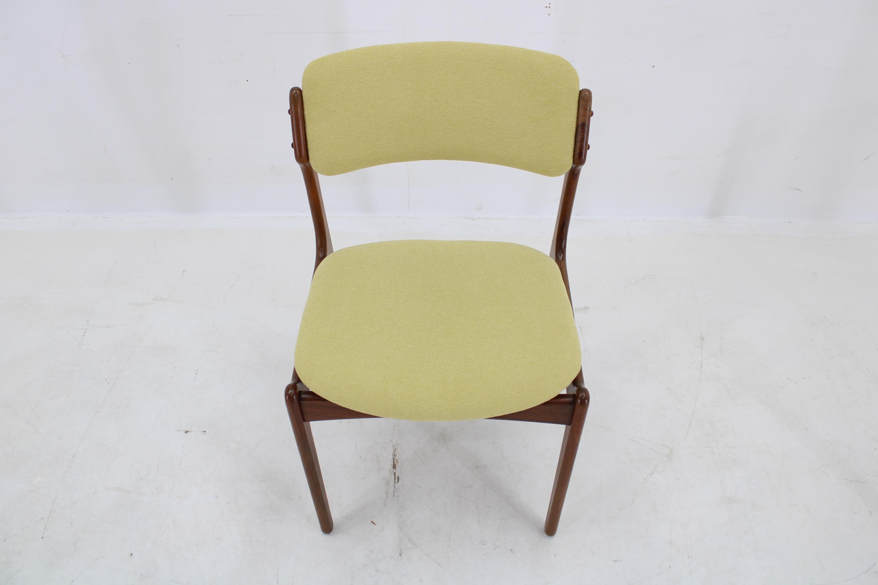 1960s Erik Buch Set of Six Restored Teak Dining Chairs, Denmark en vente 6