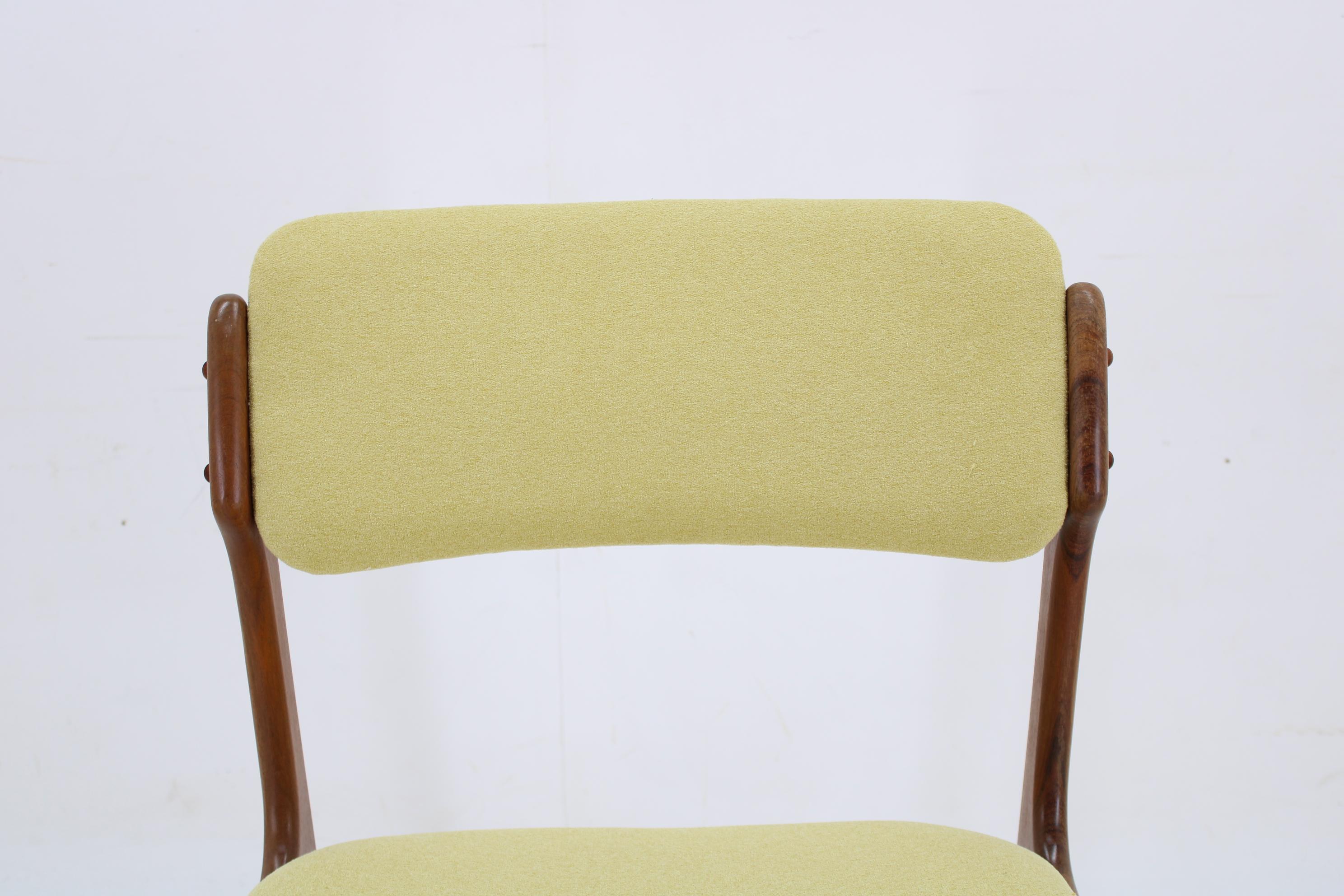 1960s Erik Buch Set of Six Restored Teak Dining Chairs, Denmark en vente 7