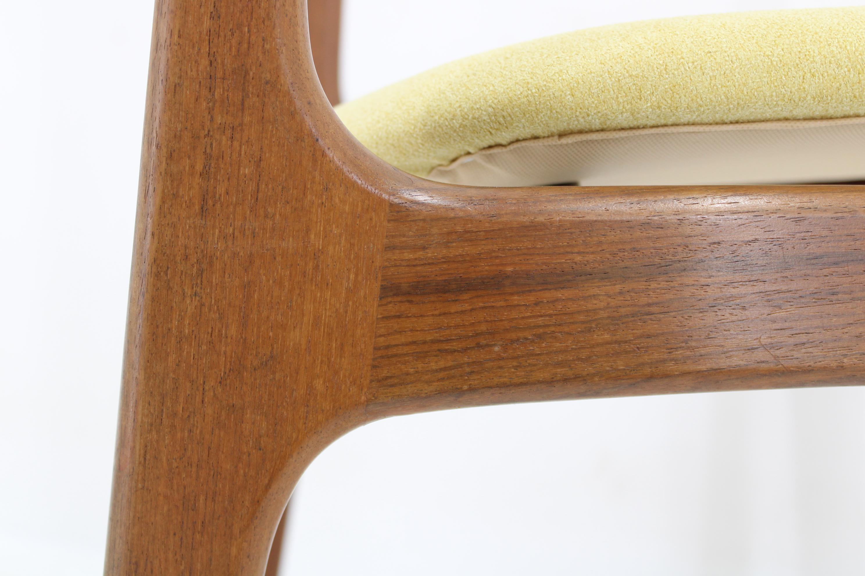 1960s Erik Buch Set of Six Restored Teak Dining Chairs, Denmark en vente 10
