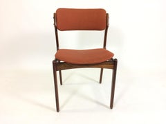 Set di sei sedie da pranzo in palissandro Erik Buch del 1960 di Oddense Maskinsnedkeri