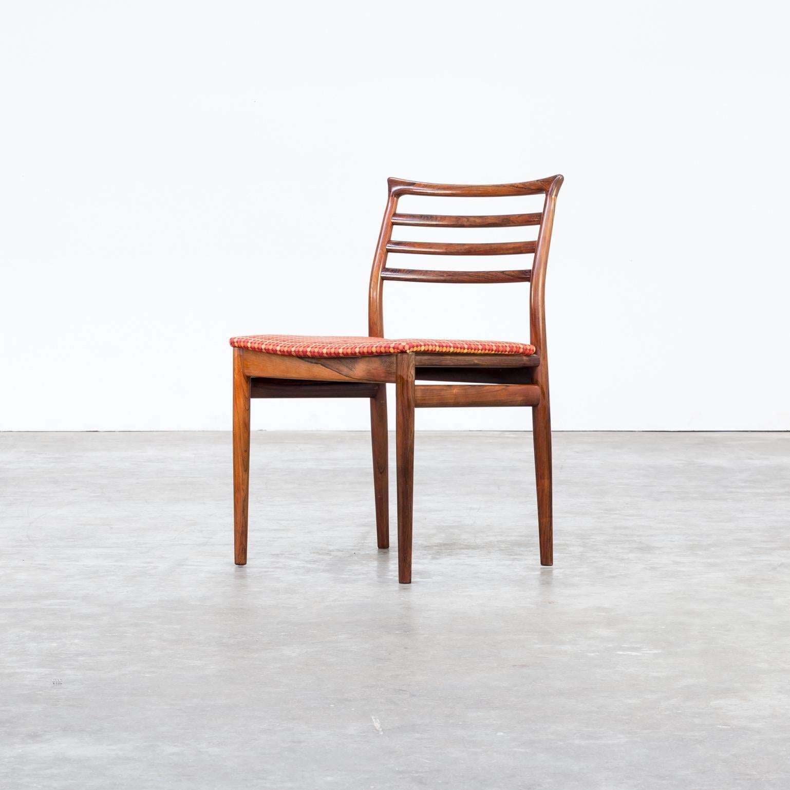 1960s Erling Torvits dining chair for Sorø Stolefabrik. Good condition, consistent with age and use.